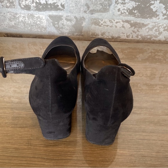 Bandolino Black Suede Ankle Strap Heel - Picture 4 of 6